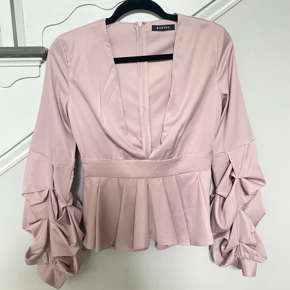 Long sleeve women small size Banjul blouse
